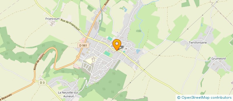 localisation de l'entreprise MEMOIRE ET BATIS D'AUNEUIL  AUNEUIL