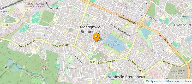 localisation de l'entreprise MEMOIRE ET BD à MONTIGNY-LE-BRETONNEUX