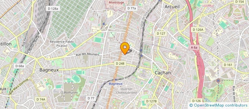 localisation de l'entreprise MEMOIRE ET CREATION NUMERIQUE à CACHAN