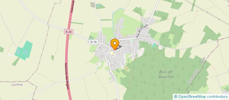 localisation de l'entreprise MEMOIRE ET PATRIMOINE DE BOURLON  BOURLON