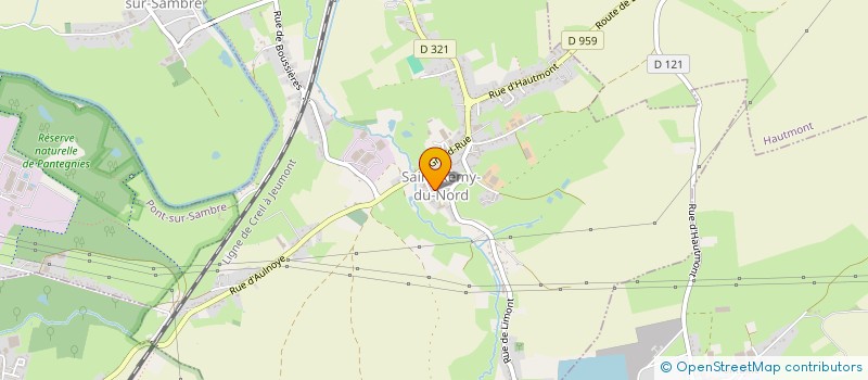 localisation de l'entreprise MEMOIRE ET PATRIMOINE DE BOUSSIERES-SUR-SAMBRE  BOUSSIERES-SUR-SAMBRE