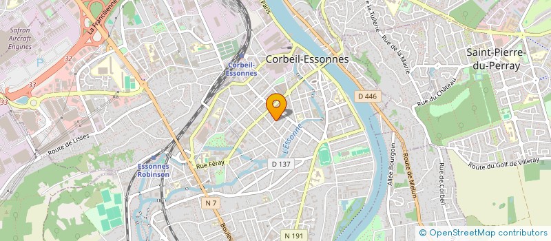 localisation de l'entreprise MEMOIRE ET PATRIMOINE VIVANT à CORBEIL-ESSONNES