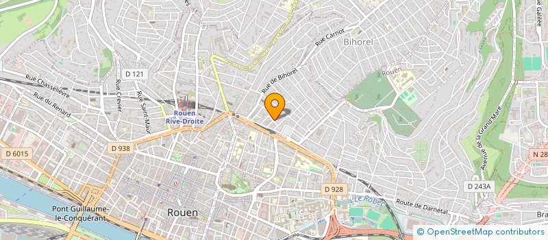 localisation de l'entreprise MEMOIRE ET PROJET à ROUEN