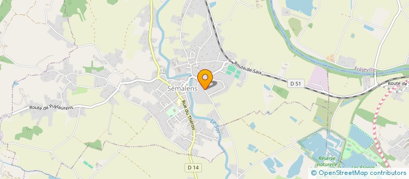 localisation de l'entreprise MEMOIRE ET TRADITION  SEMALENS