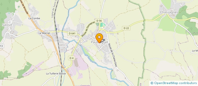 localisation de l'entreprise MEMOIRE ET TRADITIONS RURALES  PAULHAGUET