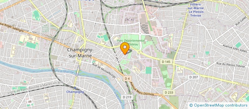 localisation de l'entreprise MEMOIRE ET TRAGEDIE à CHAMPIGNY-SUR-MARNE