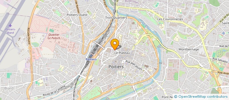 localisation de l'entreprise MEMOIRE ET VERITE à POITIERS