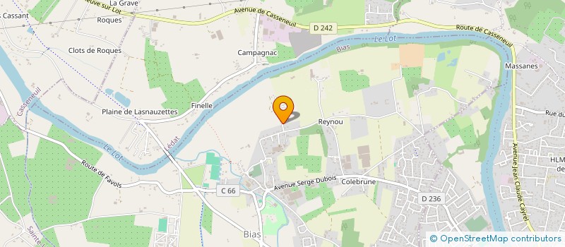 localisation de l'entreprise MEMOIRE HARKIS DU CAMP DE BIAS  BIAS