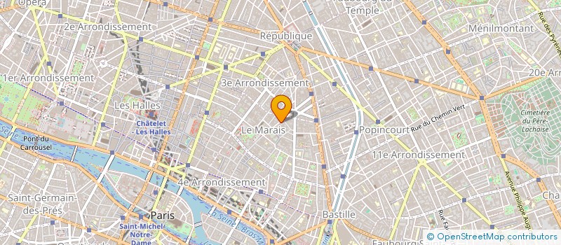localisation de l'entreprise MEMOIRE INFORM REPERAGE ESPACE à PARIS