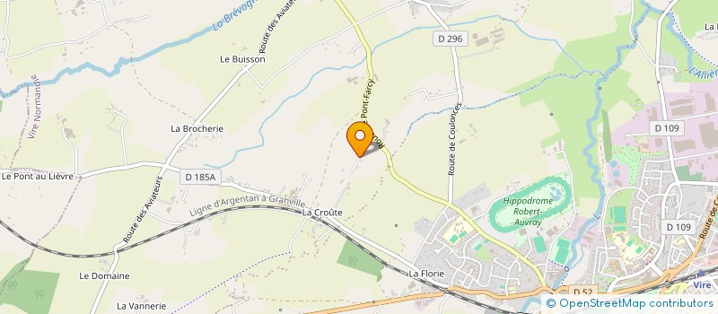 localisation de l'entreprise MEMOIRE POUR LA VIE  VIRE-NORMANDIE