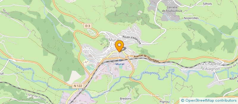 localisation de l'entreprise MEMOIRE(S) & DEPORTATION DU CANTAL à MURAT