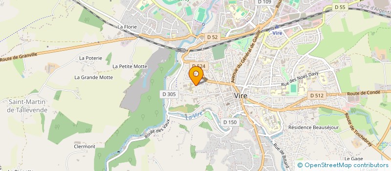 localisation de l'entreprise MEMOIRE VIR(E)TUELLE  VIRE-NORMANDIE