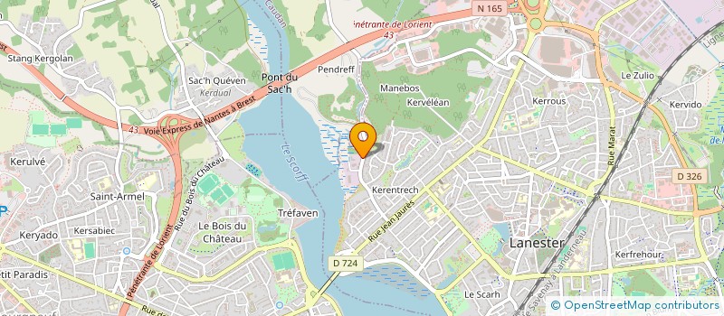 localisation de l'entreprise MEMOIRE VIVANTE DE LA CONSTRUCTION NAVALE  LANESTER