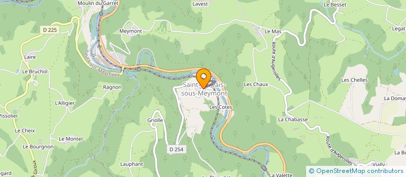 localisation de l'entreprise MEMOIRES BRUGERONNAISES  LE BRUGERON