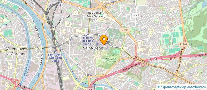 localisation de l'entreprise MEMOIRES D'HUMANITE à SAINT-DENIS