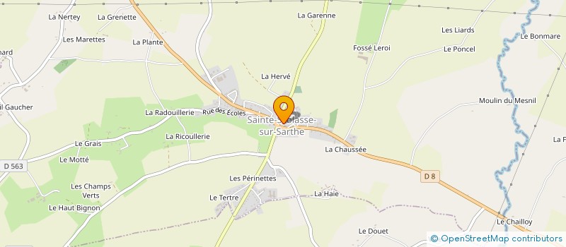 localisation de l'entreprise MEMOIRES DE SAINTE SCOLASSE à SAINTE-SCOLASSE-SUR-SARTHE