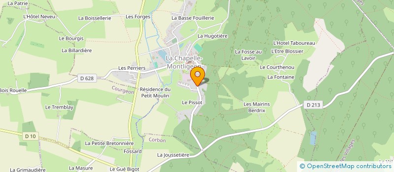 localisation de l'entreprise MEMOIRES ET CULTURES à LA CHAPELLE-MONTLIGEON
