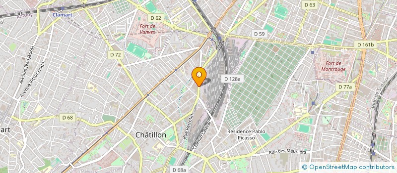 localisation de l'entreprise MEMONETT' à CHATILLON