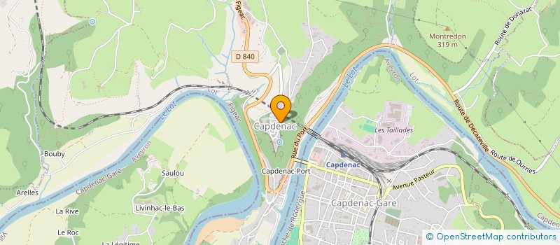 localisation de l'entreprise MEMOPYK  CAPDENAC