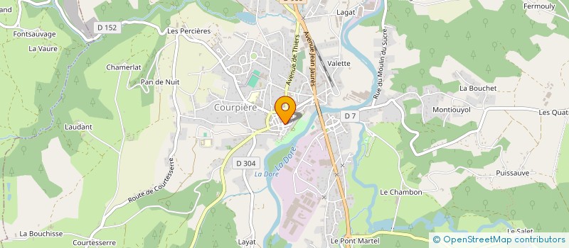 localisation de l'entreprise MEMORIAL SECONDE GUERRE MONDIALE EN LIVRADOIS ET EN FOREZ à COURPIERE