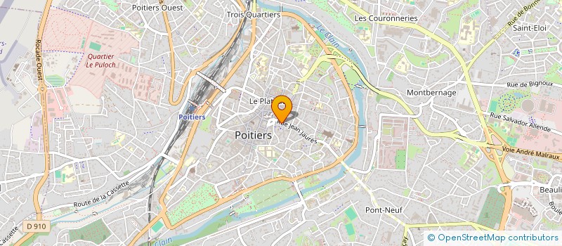 localisation de l'entreprise MEMORIAM à POITIERS
