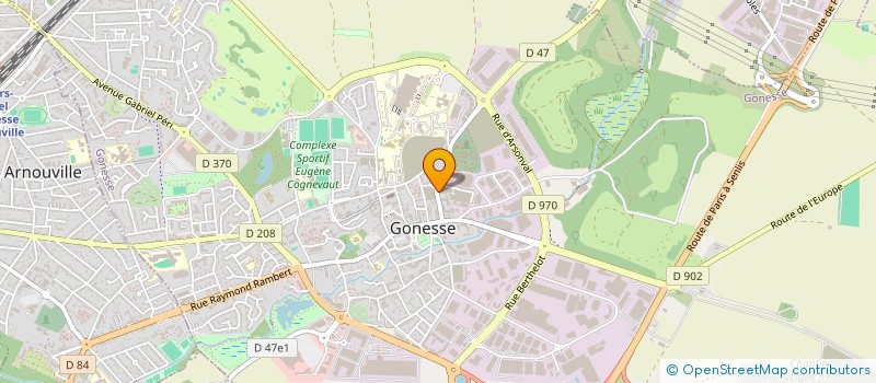 localisation de l'entreprise MEMORY  GONESSE