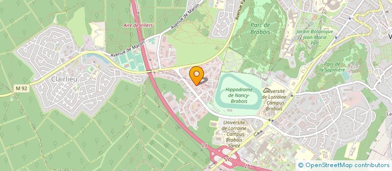 localisation de l'entreprise MEMORY BIOLOGICAL APPLICATION à VANDŒUVRE-LES-NANCY