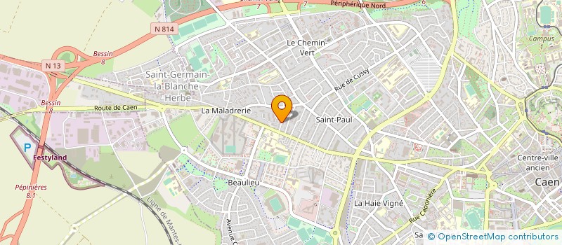 localisation de l'entreprise MEMORY MANAGEMENT à CAEN