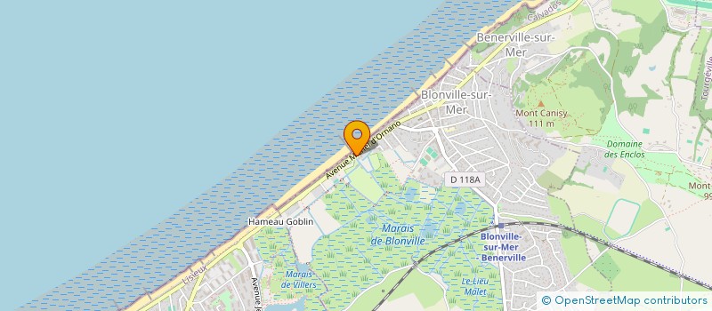 localisation de l'entreprise MEMOS  BLONVILLE-SUR-MER