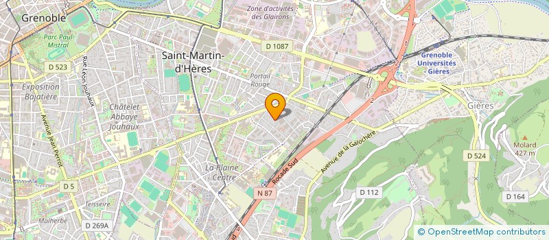 localisation de l'entreprise MEMOSANE à SAINT-MARTIN-D'HERES