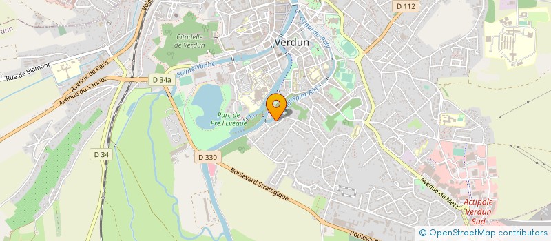 localisation de l'entreprise MEMOTEC SARL à VERDUN