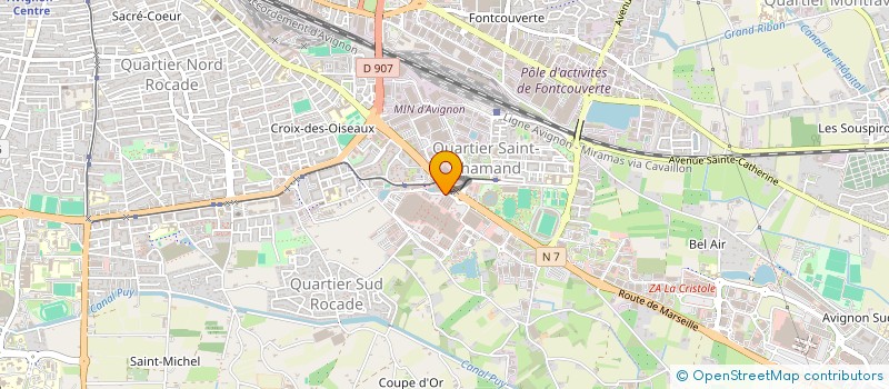 localisation de l'entreprise MEMPHIS 84  AVIGNON