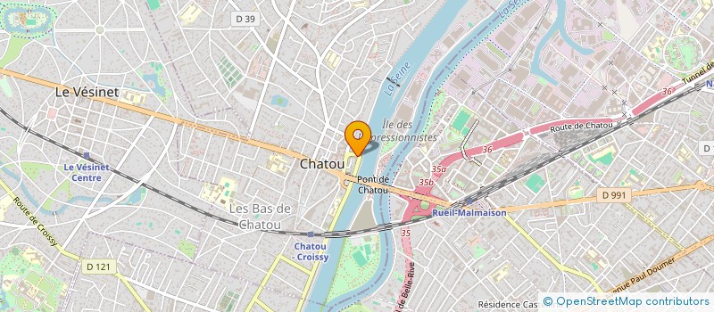 localisation de l'entreprise MEMPHIS  CHATOU