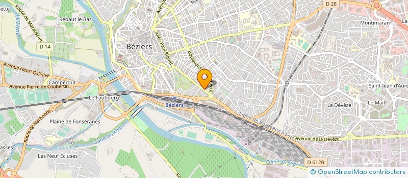 localisation de l'entreprise MEMPHIS BEZIERS à BEZIERS