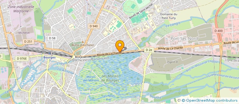 localisation de l'entreprise MEMPHIS BOURGES  BOURGES