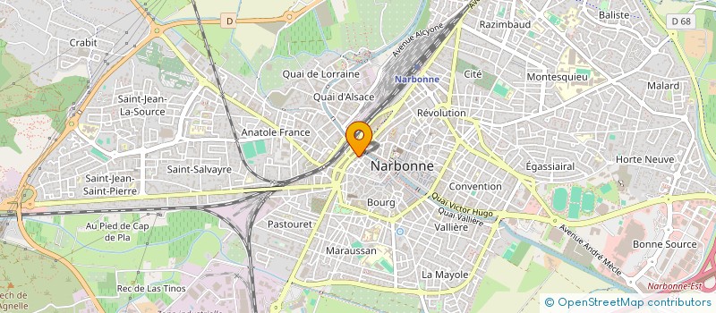 localisation de l'entreprise MEMPHIS DISTRIBUTION à NARBONNE