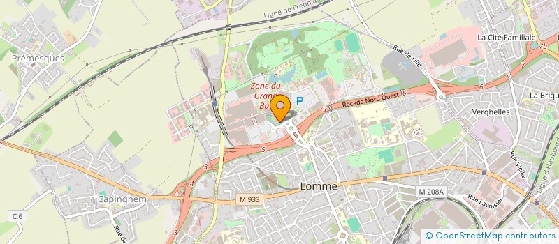 localisation de l'entreprise MEMPHIS LOMME à LILLE
