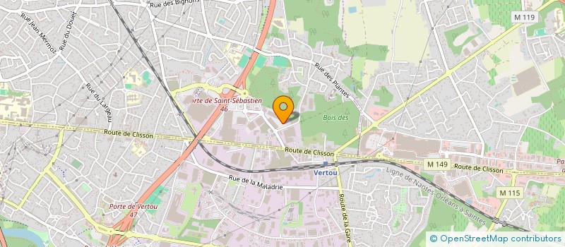 localisation de l'entreprise MEMPHIS NANTES  SAINT-SEBASTIEN-SUR-LOIRE