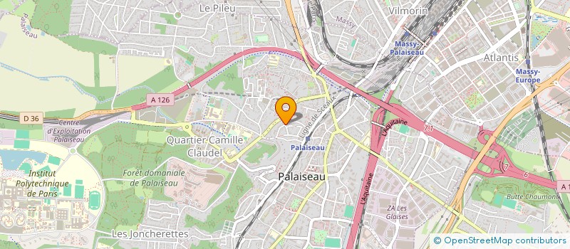 localisation de l'entreprise MEMPO FORMATION  PALAISEAU