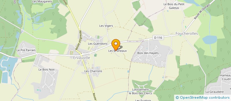 localisation de l'entreprise MEMPONTE à ERVAUVILLE