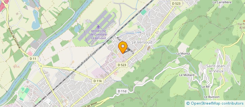 localisation de l'entreprise MEMSI  LE VERSOUD