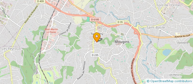 localisation de l'entreprise MEMT à MOUGINS
