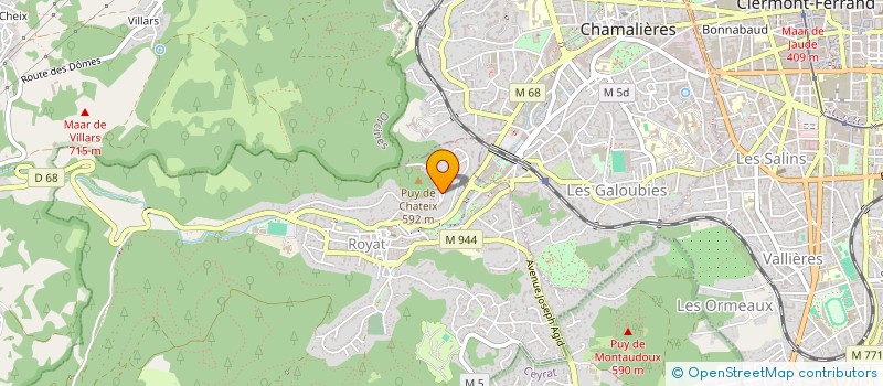 localisation de l'entreprise MEN  ROYAT