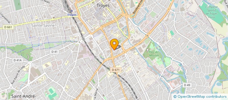 localisation de l'entreprise MEN  TROYES