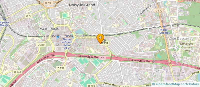 localisation de l'entreprise MEN AIR CLIM à NOISY-LE-GRAND
