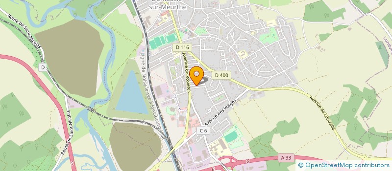 localisation de l'entreprise MEN'AJ PRO  DOMBASLE-SUR-MEURTHE