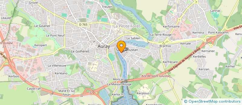 localisation de l'entreprise MEN AN DRO à AURAY