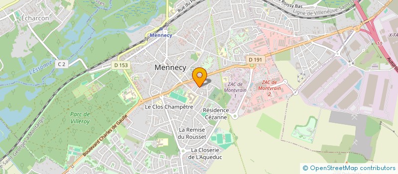 localisation de l'entreprise MEN AND CIE à MENNECY