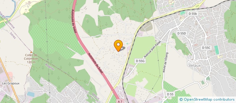 localisation de l'entreprise MEN AUTO à VELAUX
