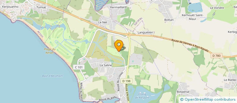 localisation de l'entreprise MEN EN PALUD  SAINT-GILDAS-DE-RHUYS